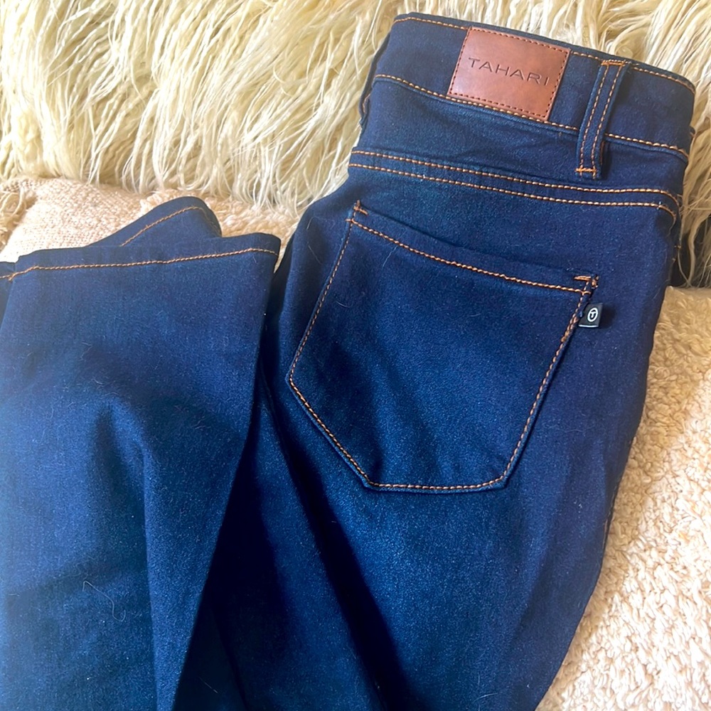 Brand new comfortable blue Jean capris